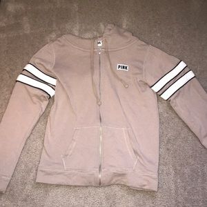 VS pink zip up hoodie